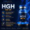 Infografía de HGH 36 UI de NovaGex: mecanismo de acción y aplicaciones en investigación — imagen 3 de 8