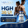 Infografía de HGH 36 UI de NovaGex: mecanismo de acción y aplicaciones en investigación — imagen 5 de 8