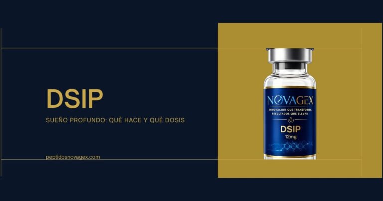 Vial de DSIP liofilizado 12 mg de NovaGex