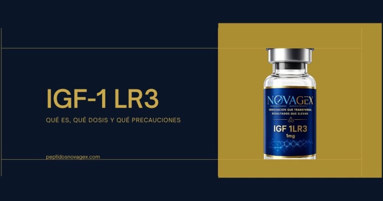 Vial de IGF-1 LR3 liofilizado 1 mg de NovaGex