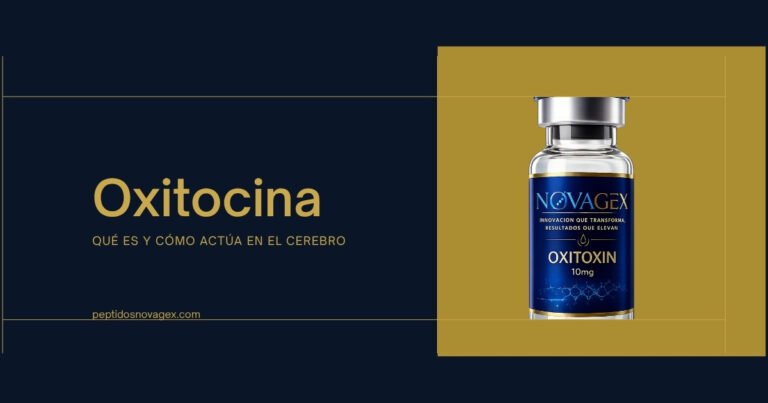 Vial de oxitocina liofilizada 10 mg de NovaGex