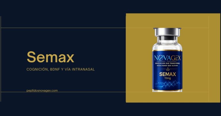 Vial de Semax liofilizado 11 mg de NovaGex